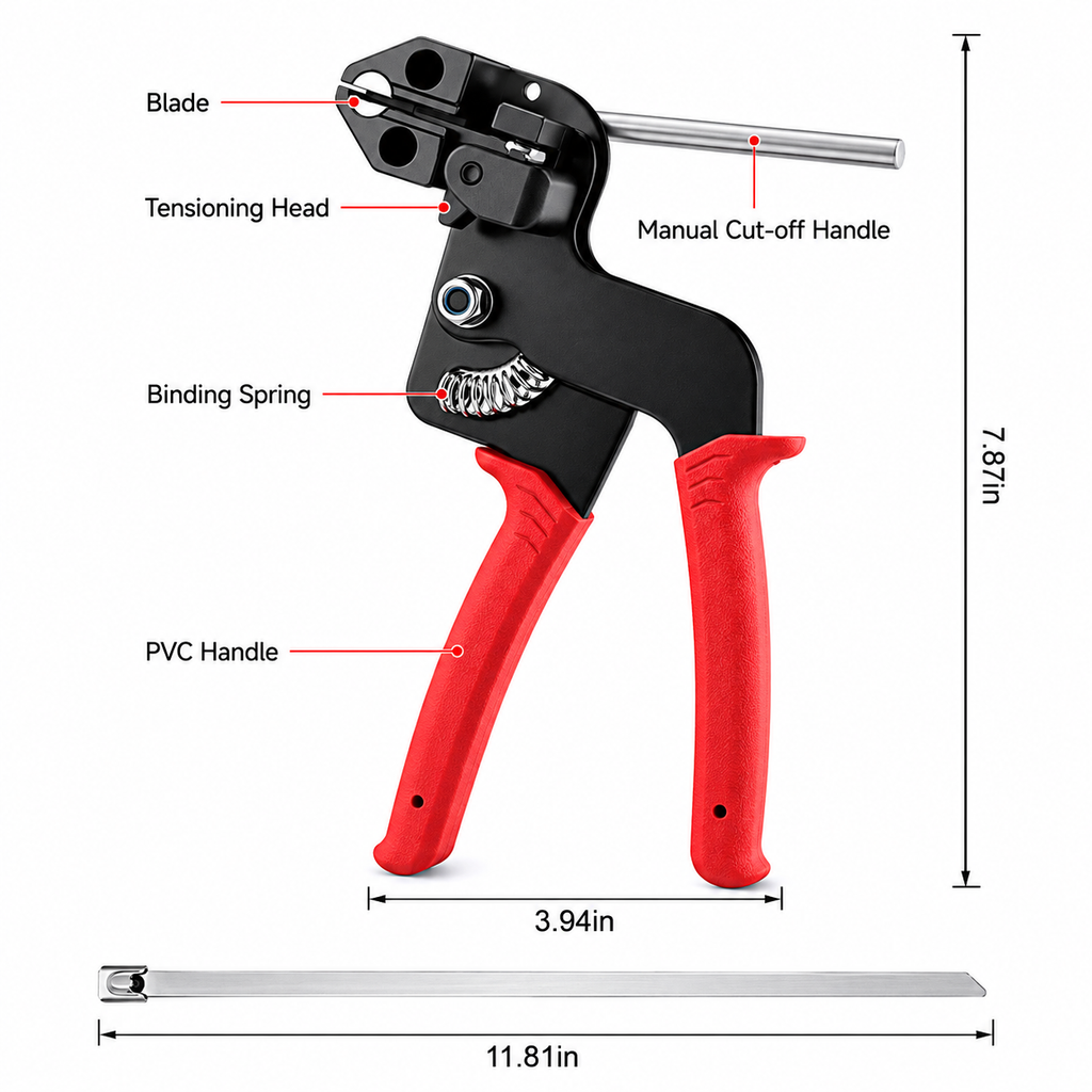 Stainless Steel Cable Tie Gun Kit – Tighten