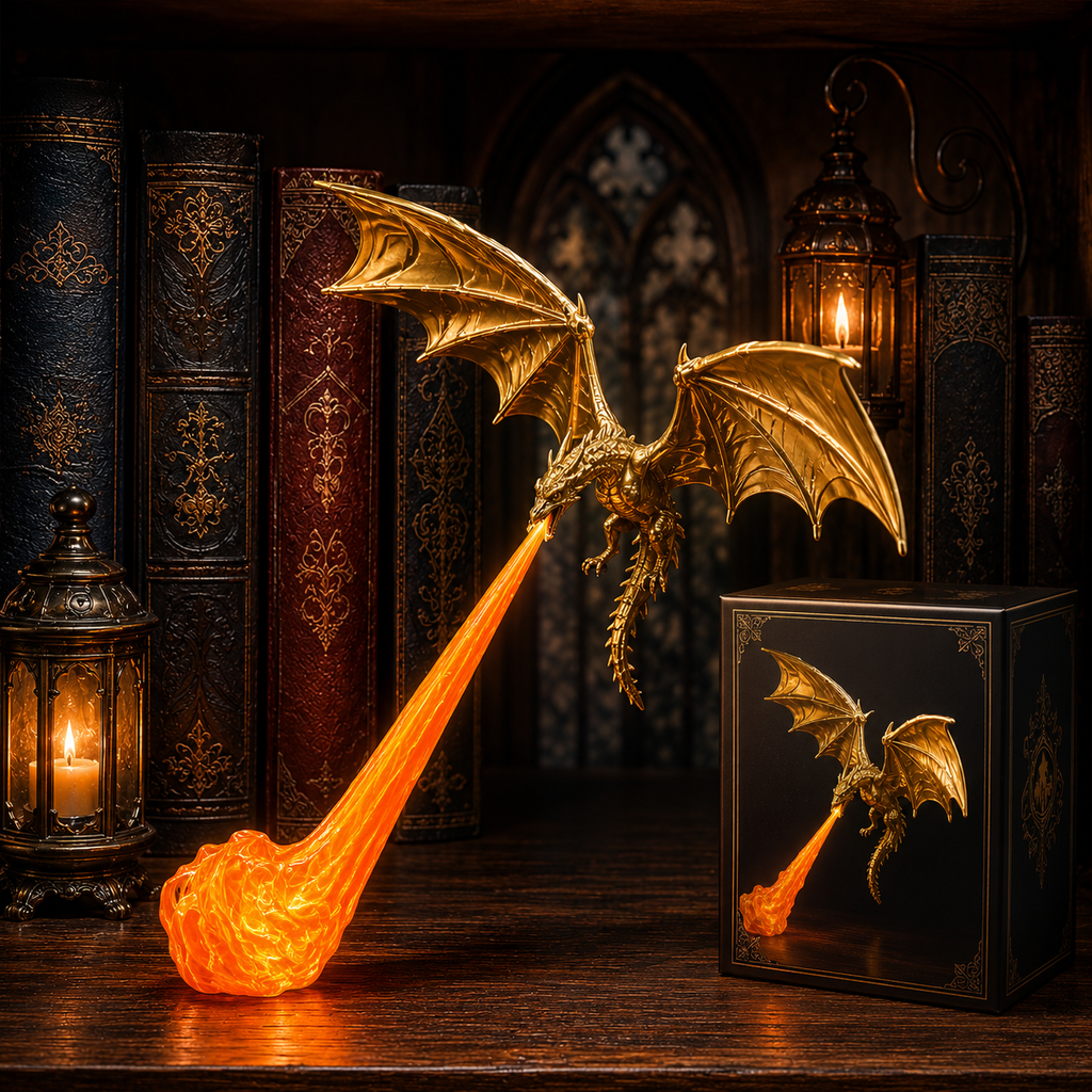 Dragon Bookshelf Nook Light