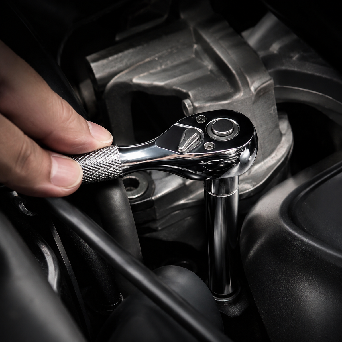 3-Piece Compact Ratchet Wrench Set
