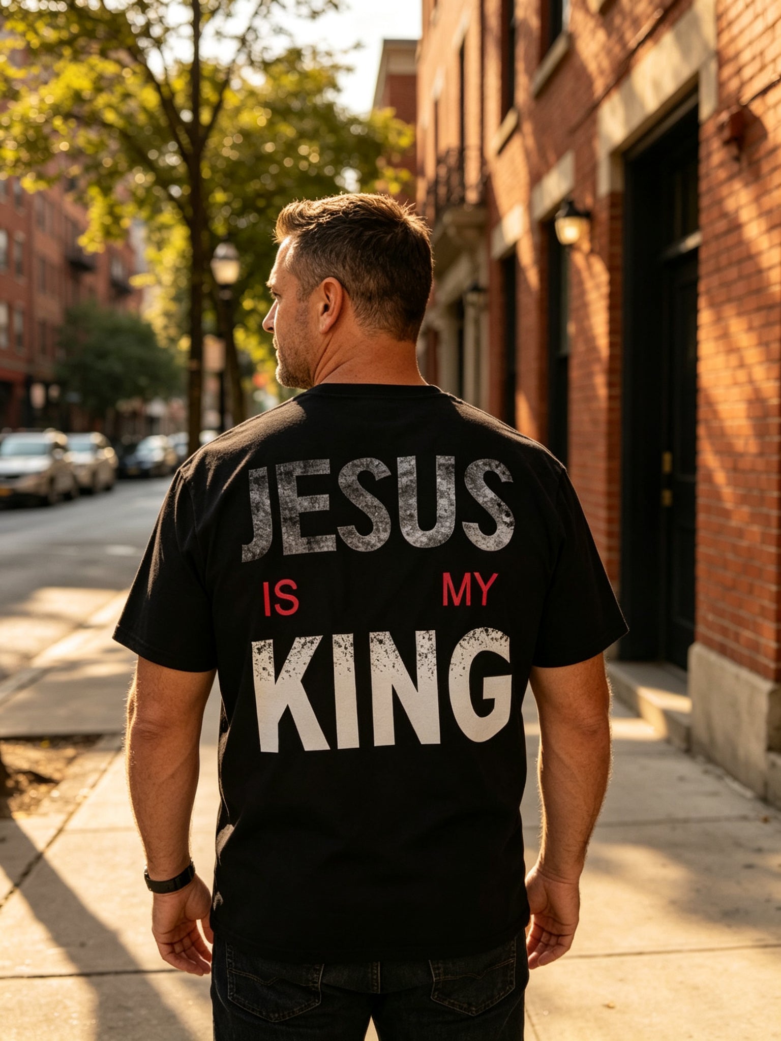 Men's Vintage Statement Typography Tee – Premium Oversized Graphic T-Shirt