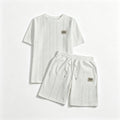 Men's Premium Knit Texture Lounge Set – Luxury Summer Matching Outfit