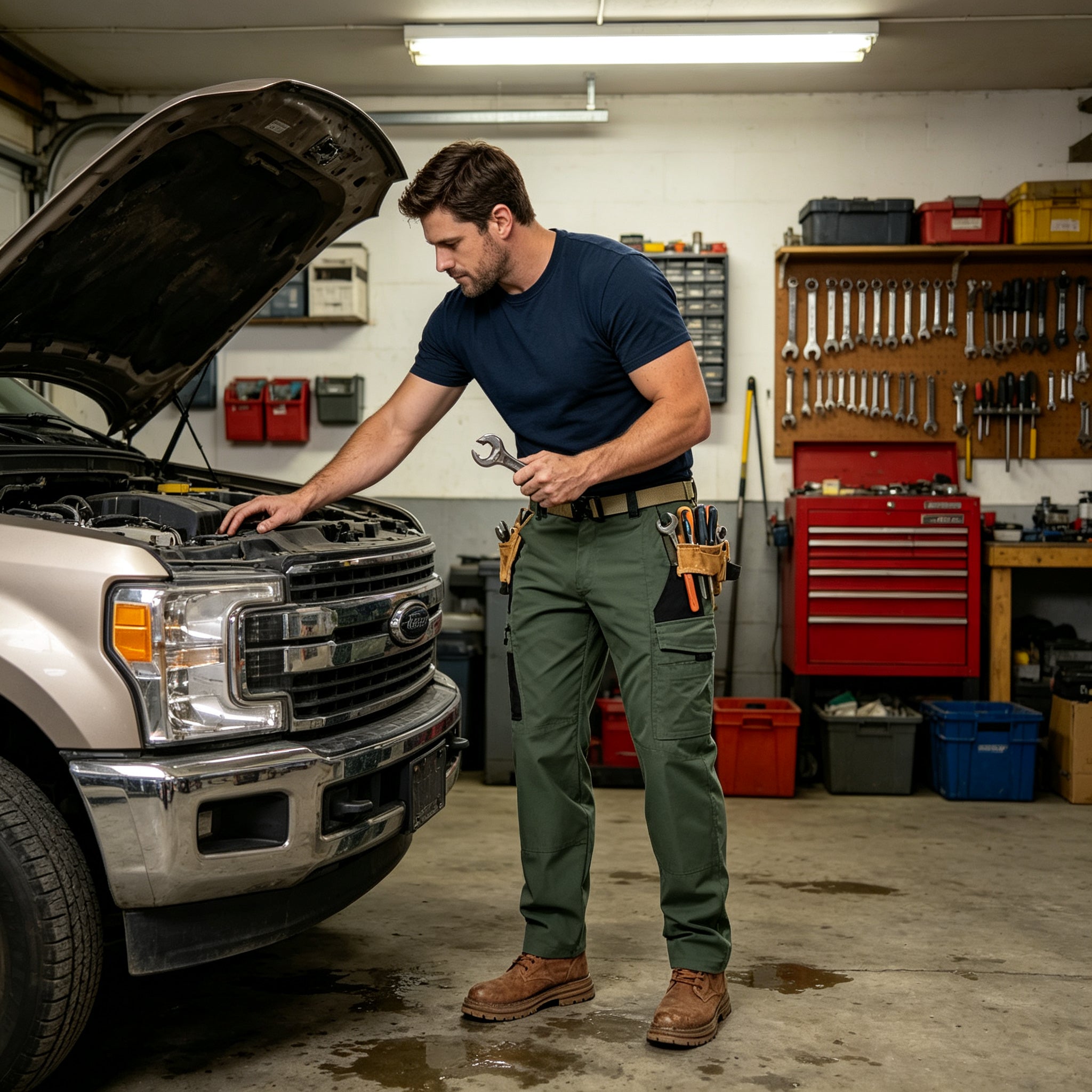 Men's Stretch Utility Cargo Pants – Lightweight Tactical Everyday Trousers