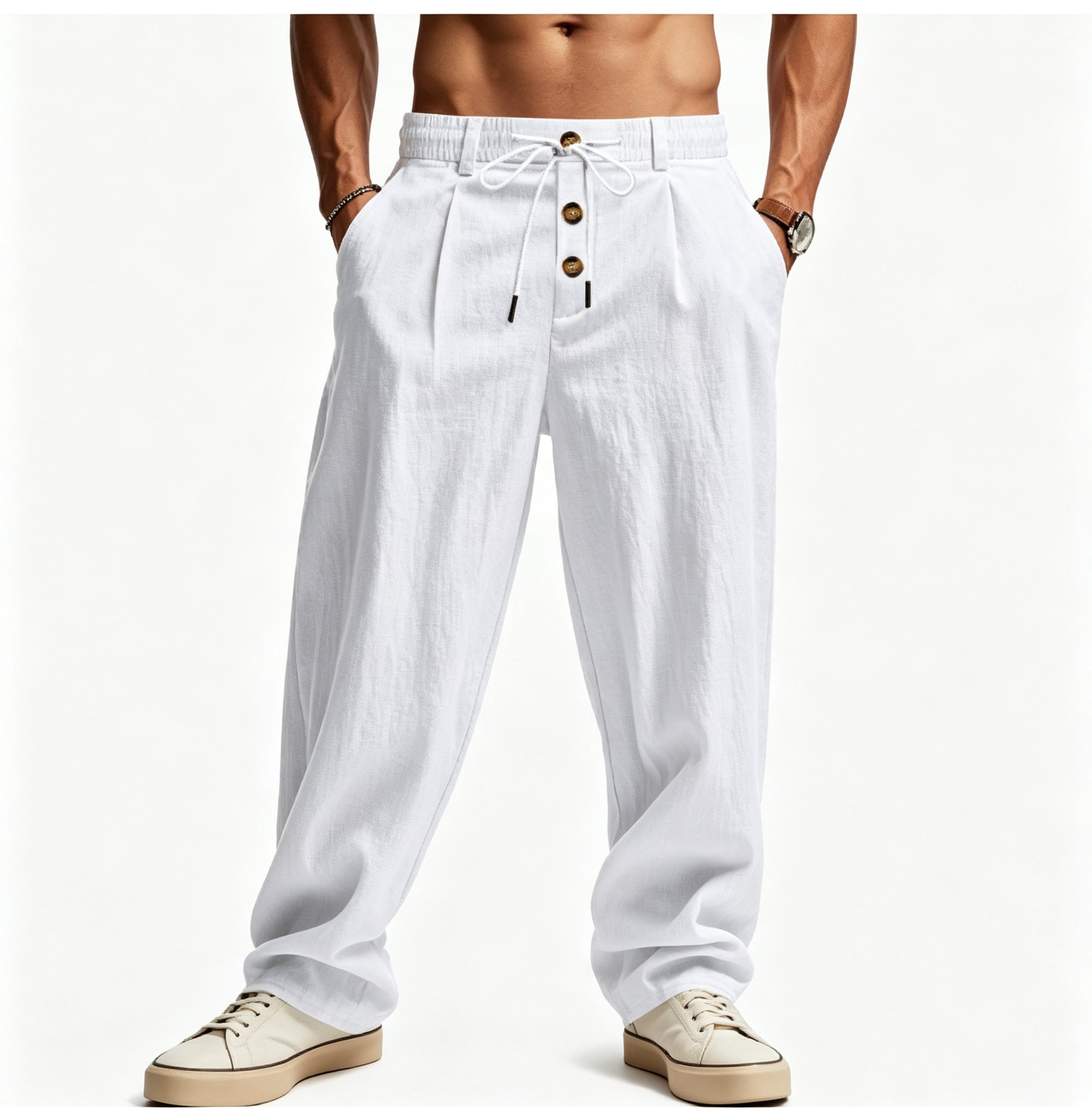 Mens Coastal Comfort Drawstring Pants