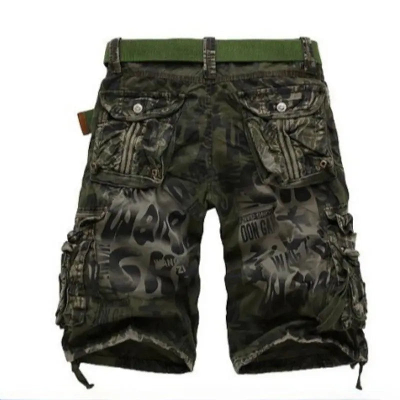 Men's Urban Graffiti Utility Shorts