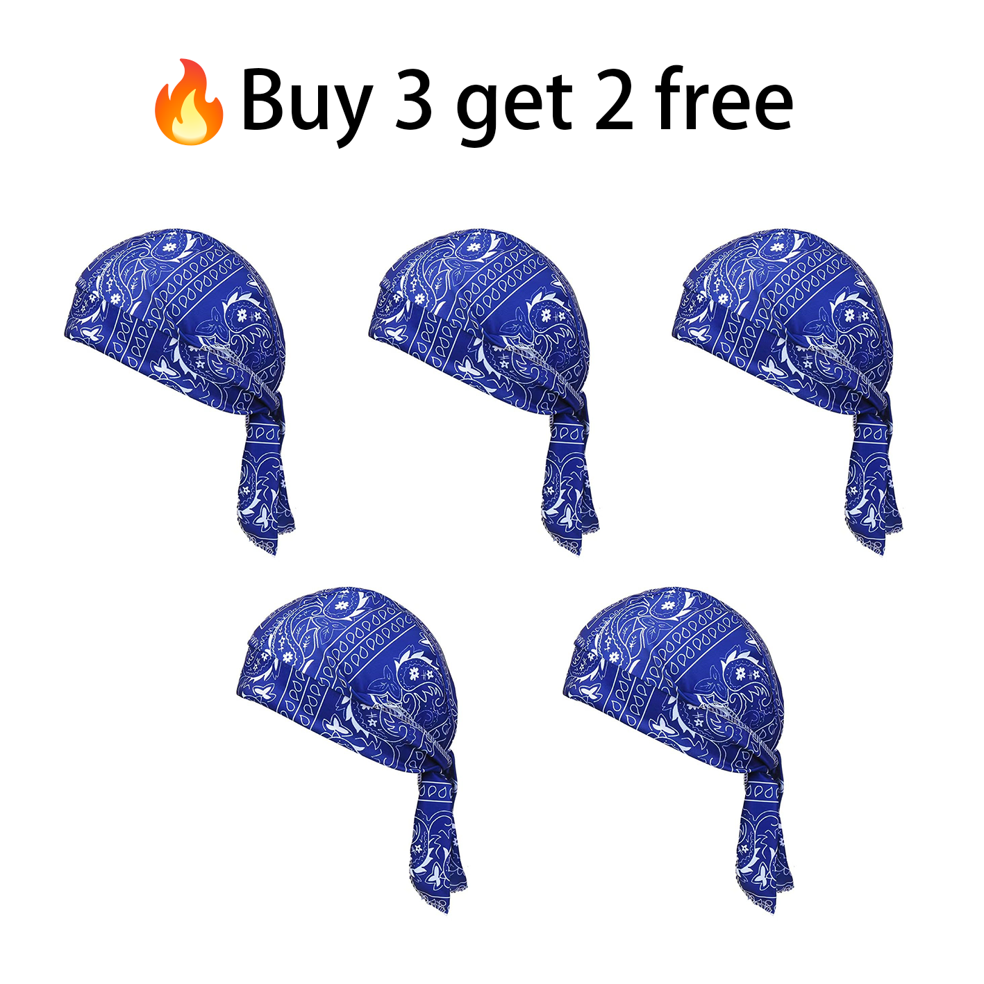 Elastic fabric cycling headband/cap