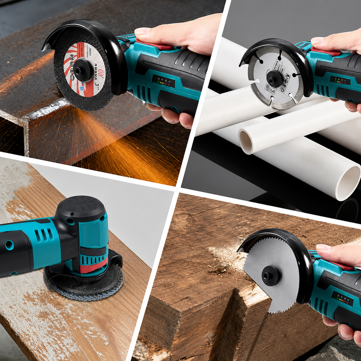 Cordless 3-Inch Angle Grinder – Compact Power for Cutting, Grinding &amp; DIY