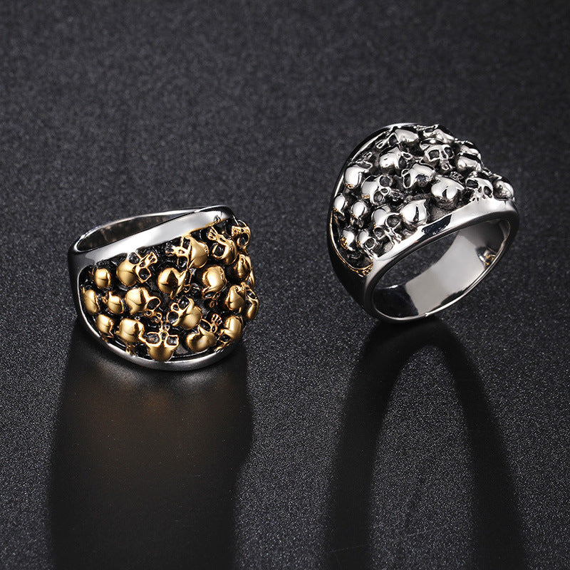 Skull Punk Men's Ring