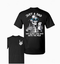 DAD CAME BACK MEME DOUBLE-SIDED T-SHIRT