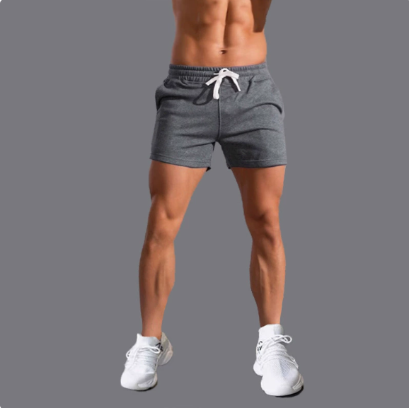 Men’s Cotton Athletic Shorts 3” – Slim Fit Lightweight Gym Running Shorts for Summer