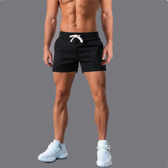 Men’s Cotton Athletic Shorts 3” – Slim Fit Lightweight Gym Running Shorts for Summer