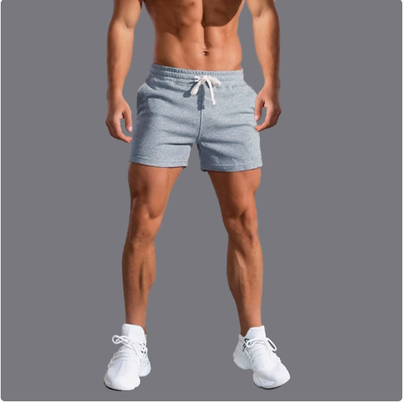 Men’s Cotton Athletic Shorts 3” – Slim Fit Lightweight Gym Running Shorts for Summer