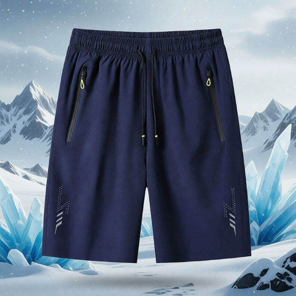 Men’s Tactical Running Shorts – Quick Dry Gym Shorts with Zipper Pockets