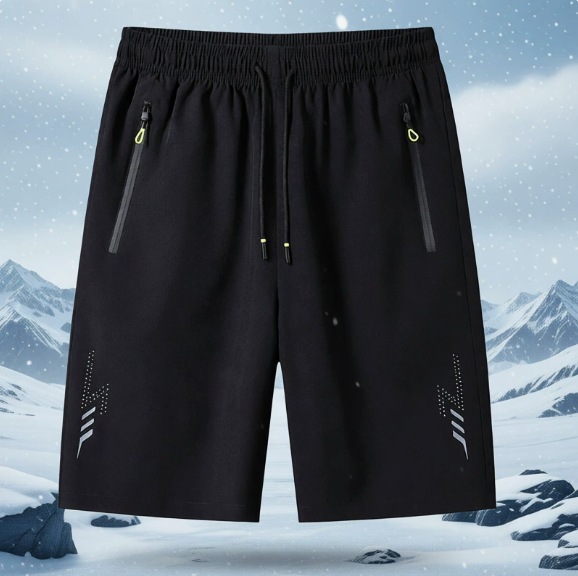 Men’s Tactical Running Shorts – Quick Dry Gym Shorts with Zipper Pockets