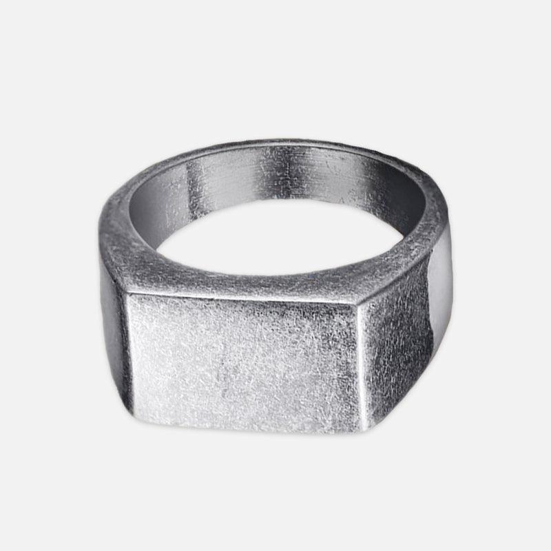 Simple Square Stainless Steel Ring