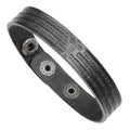 Cowhide bracelet
