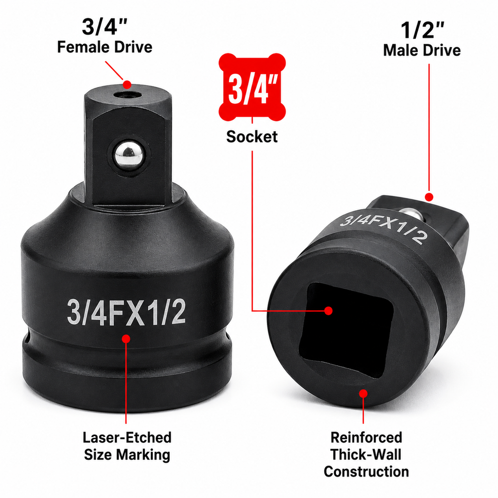 Socket Drive Adapter Set – Make More of the Tools You Already Own