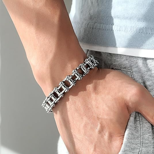 Men's motorcycle bracelet