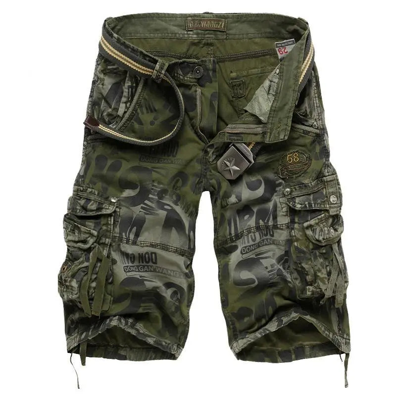 Men's Urban Graffiti Utility Shorts