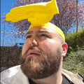 Creative palm-sized sun hat