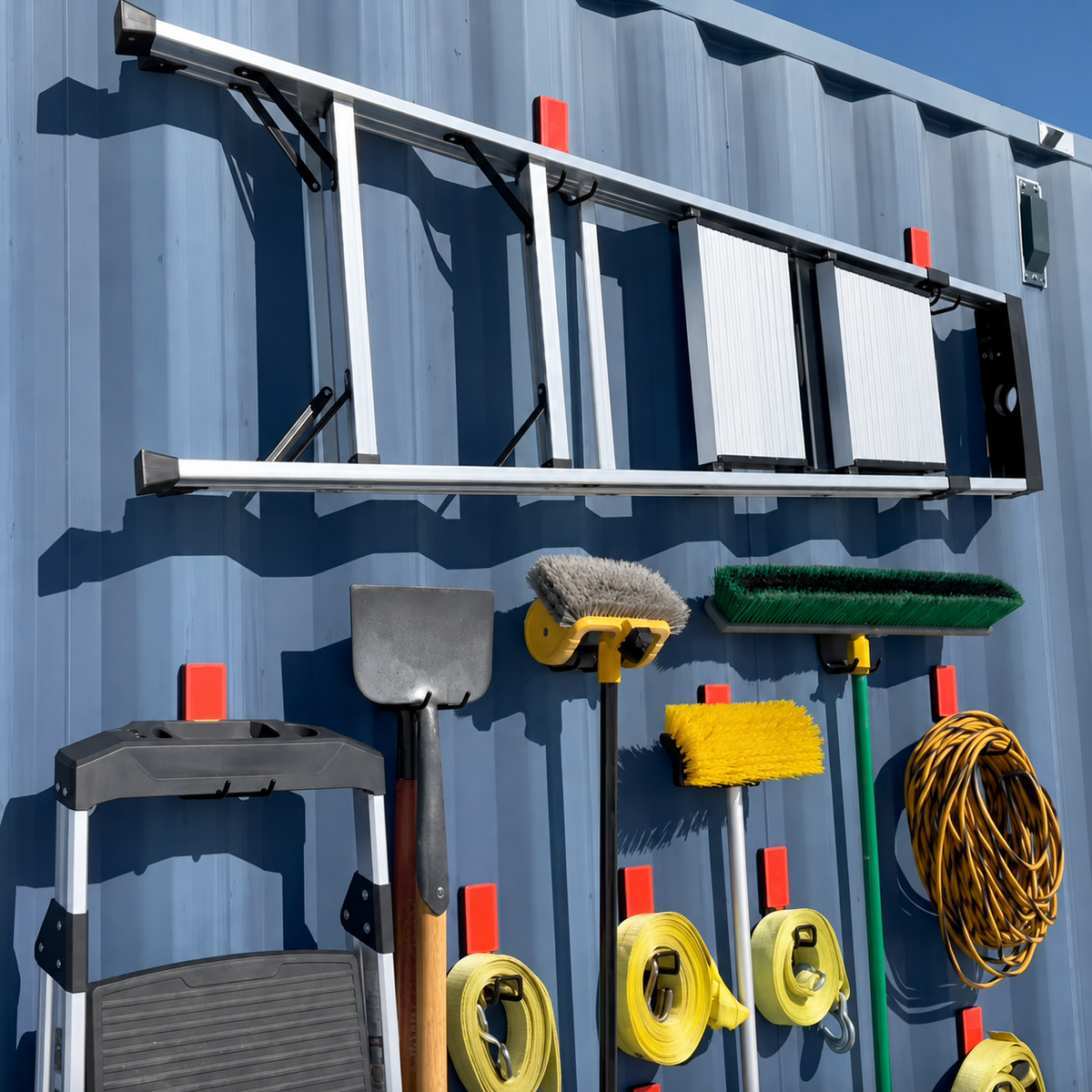 ORGANIZE HEAVY GEAR WITHOUT DRILLING A SINGLE HOLE