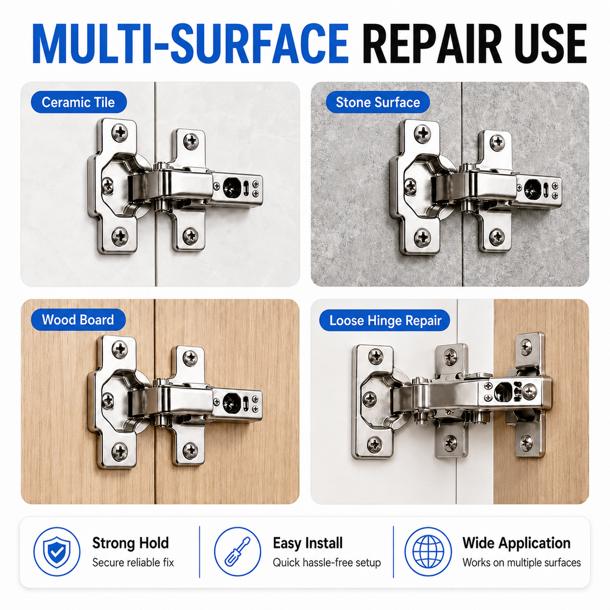 6mm Door Hinge Repair Anchor Kit