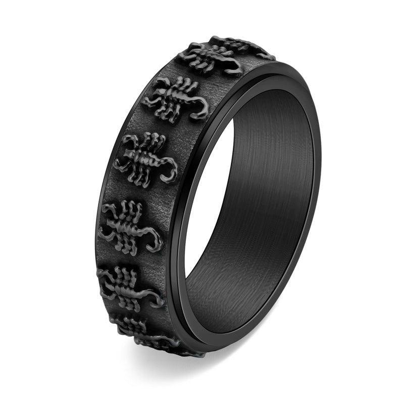 Vintage Scorpion Rotatable Ring