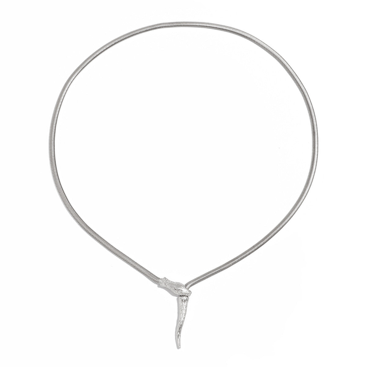 Snake bone necklace
