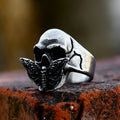 Moth Skull Ring