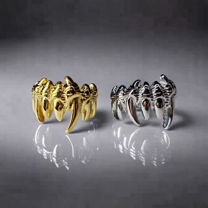 Gothic tusk ring