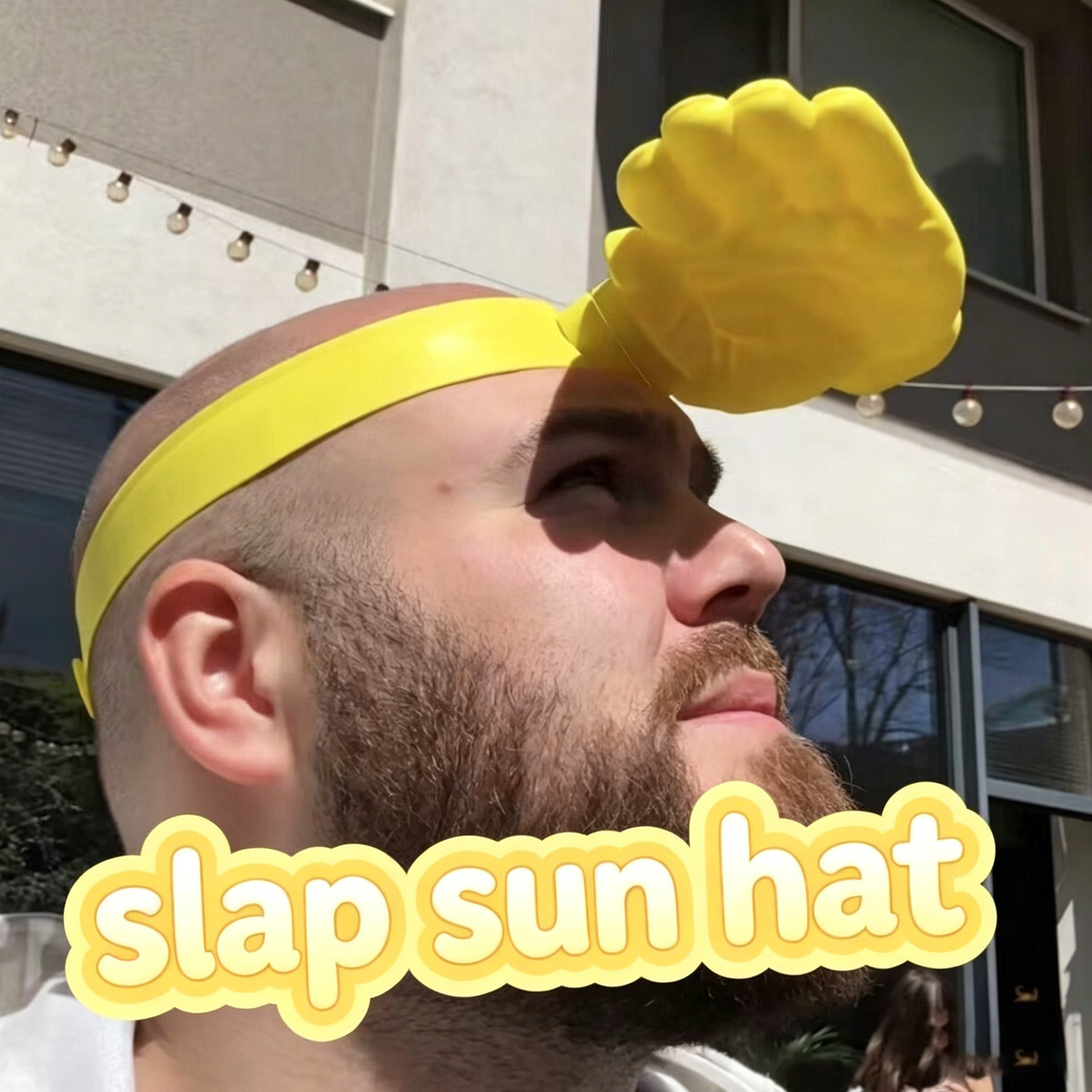 Creative palm-sized sun hat