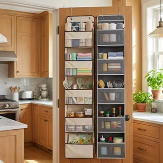 5-layer back door storage rack