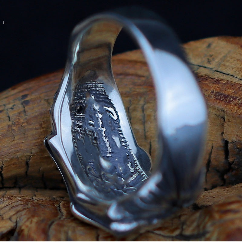 Gothic clown ring