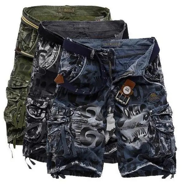 Men's Urban Graffiti Utility Shorts