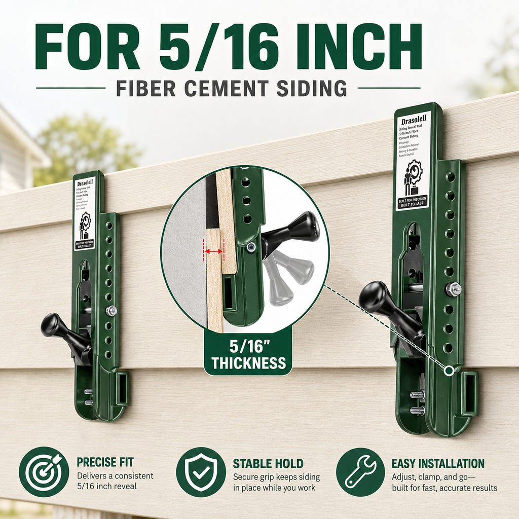 Adjustable Fiber Cement Siding Gauge