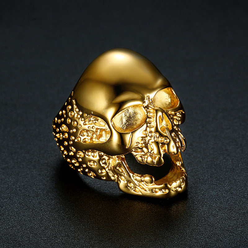 Zombie Skull 925 Silver Ring