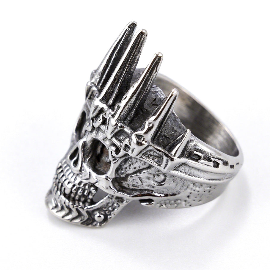 Crown Skull Ring