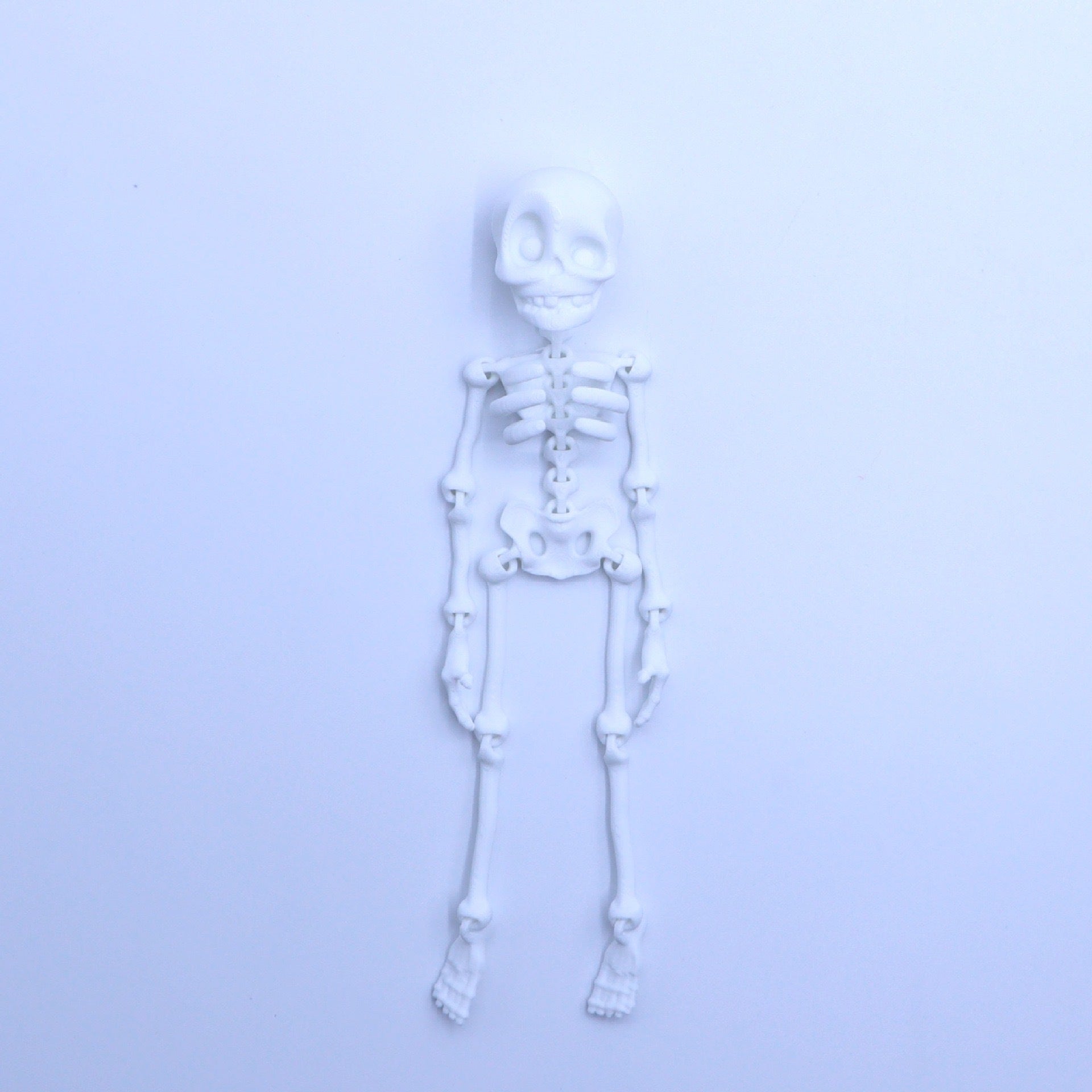3D printed skull creative refrigerator magnet