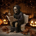 Gothic style resin statue shelf ornament