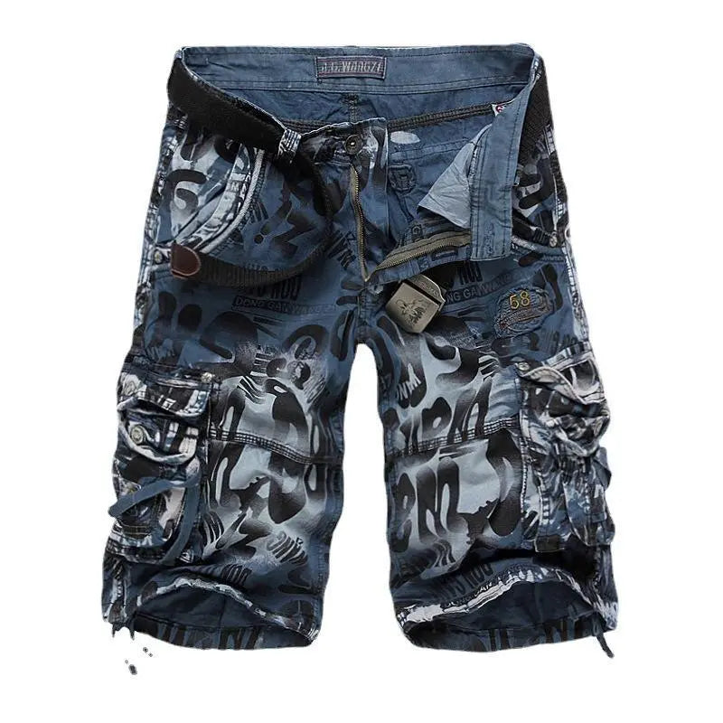 Men's Urban Graffiti Utility Shorts