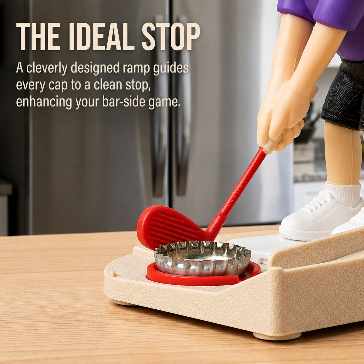 Golf Bottle Opener &amp; Cap Putt Game – Open It, Putt It, Keep the Fun Going