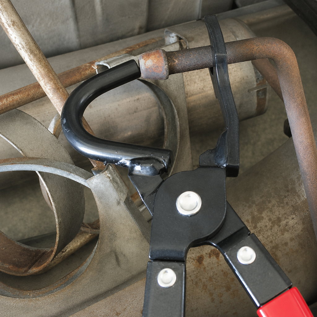 Exhaust Hanger Removal Pliers — Make Exhaust Work Faster &amp; Easier