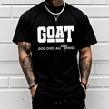 Men’s GOAT Graphic T-Shirt – Casual Streetwear Short Sleeve Tee
