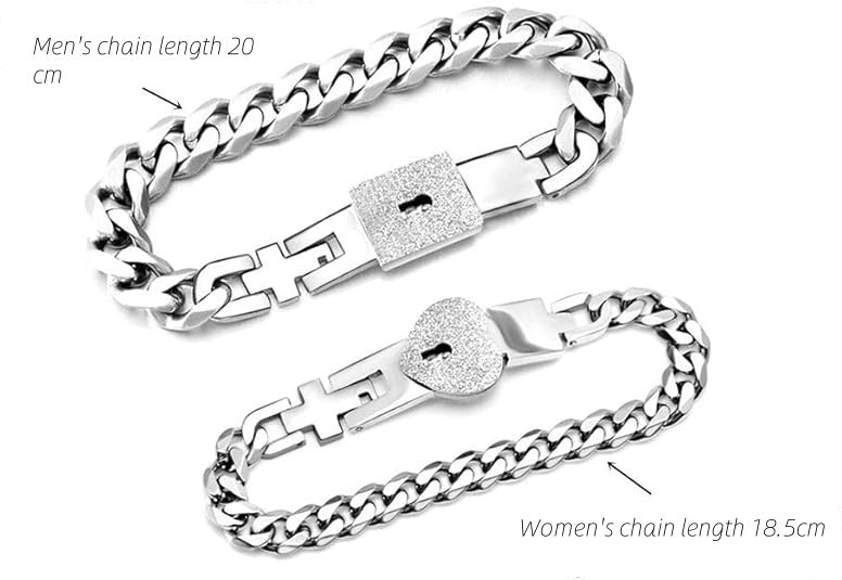 Lock & Key Couple Bracelet