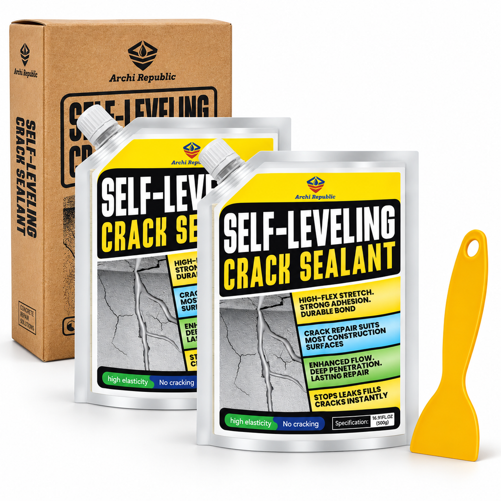 Crack Repair Sealant — Apply Filler Right Along the Crack