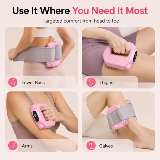 Hands-free fascia massager