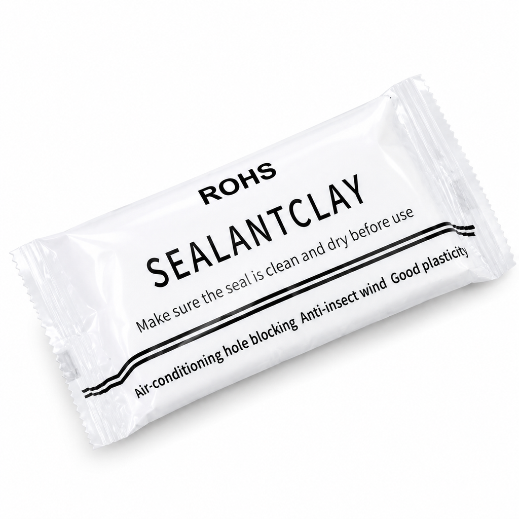 White Moldable Sealing Putty — Shape It to Fill Gaps Around Pipes
