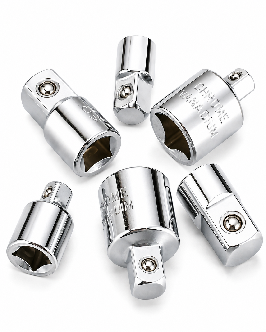 6-Piece Ratchet Socket Adapter Set