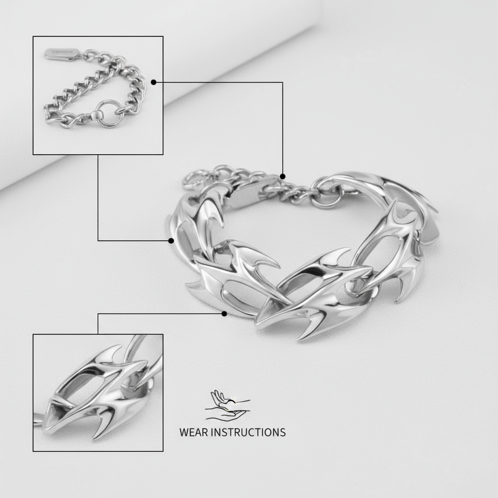 Punk style bracelet