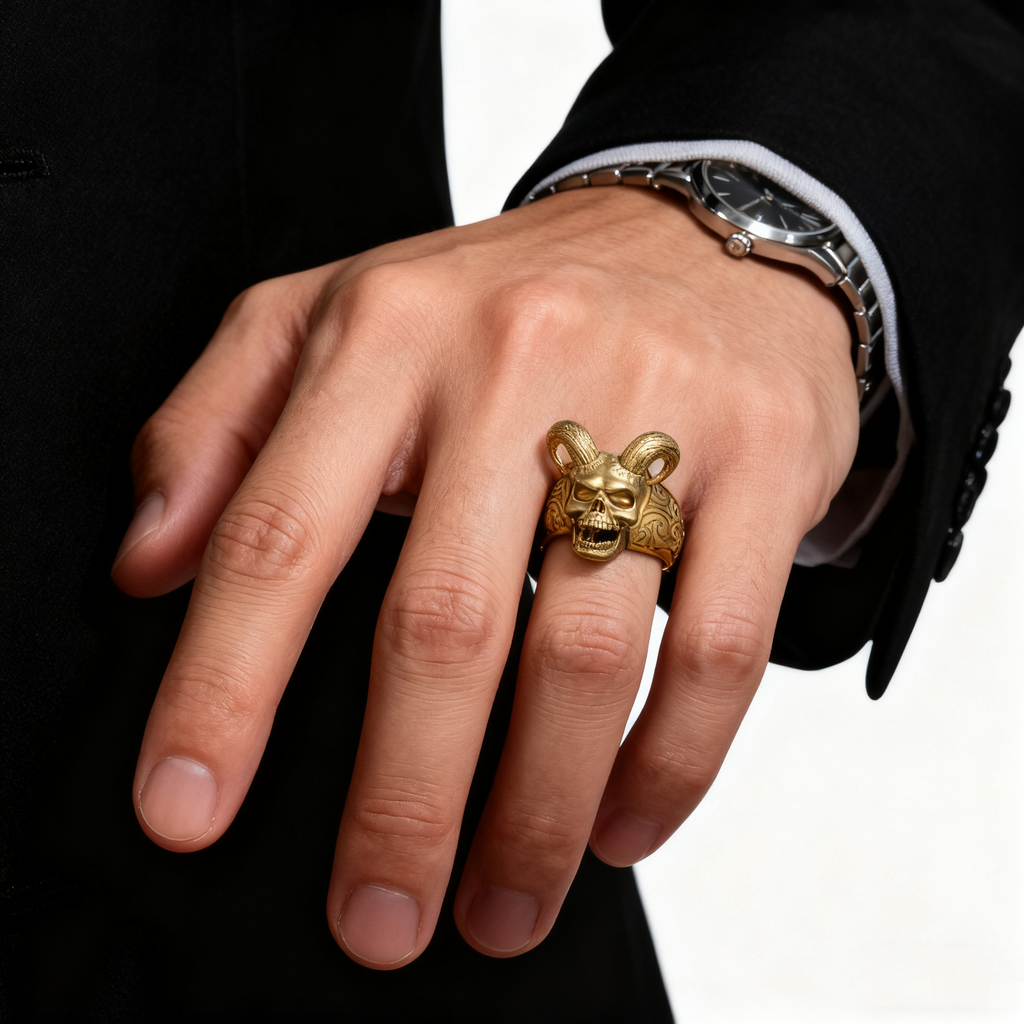 Devil Skull Ring