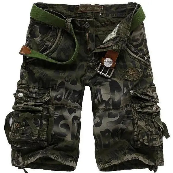 Men's Urban Graffiti Utility Shorts